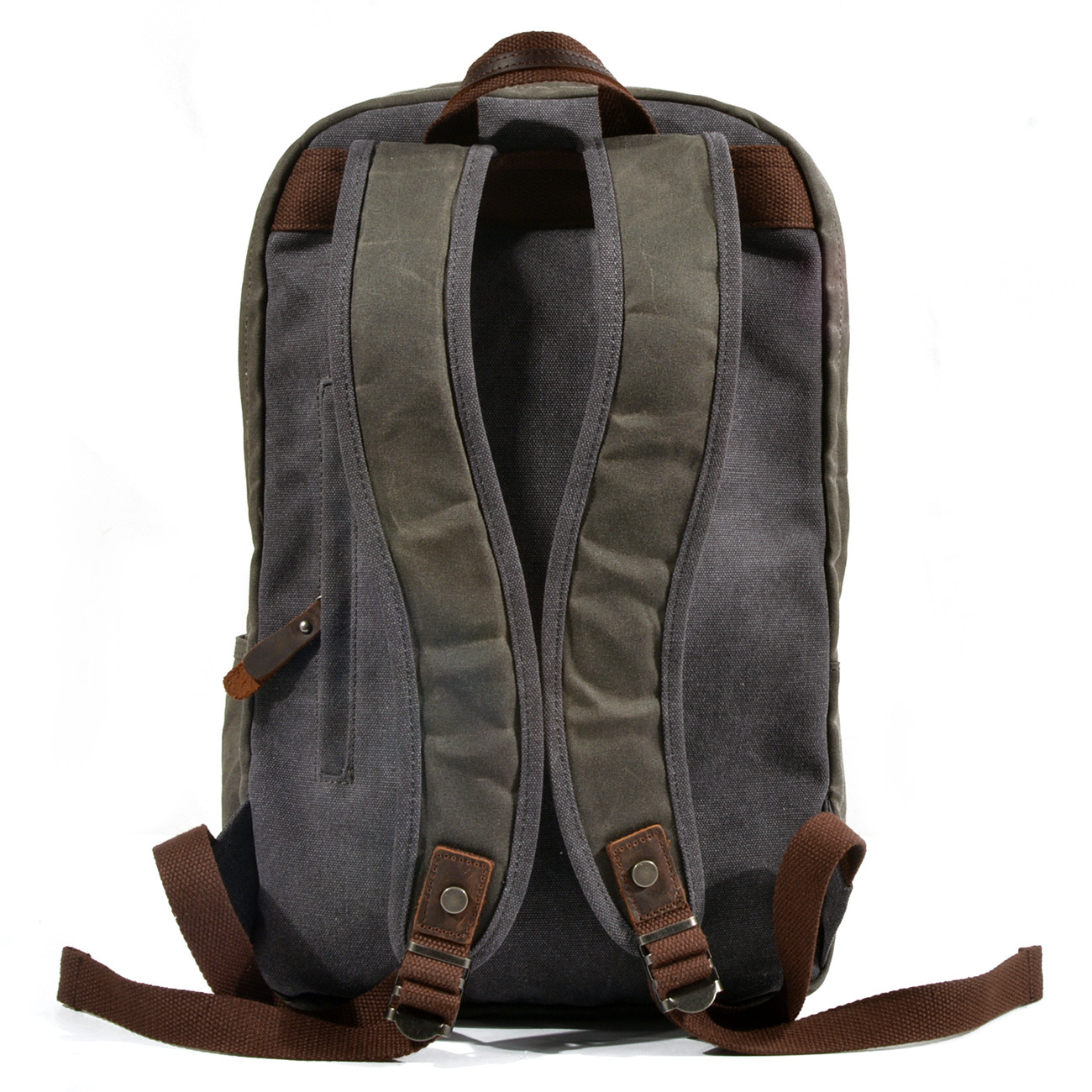 Vintage Waxed Canvas Backpack  - đánh giá và giá Canvas Backpack Casual