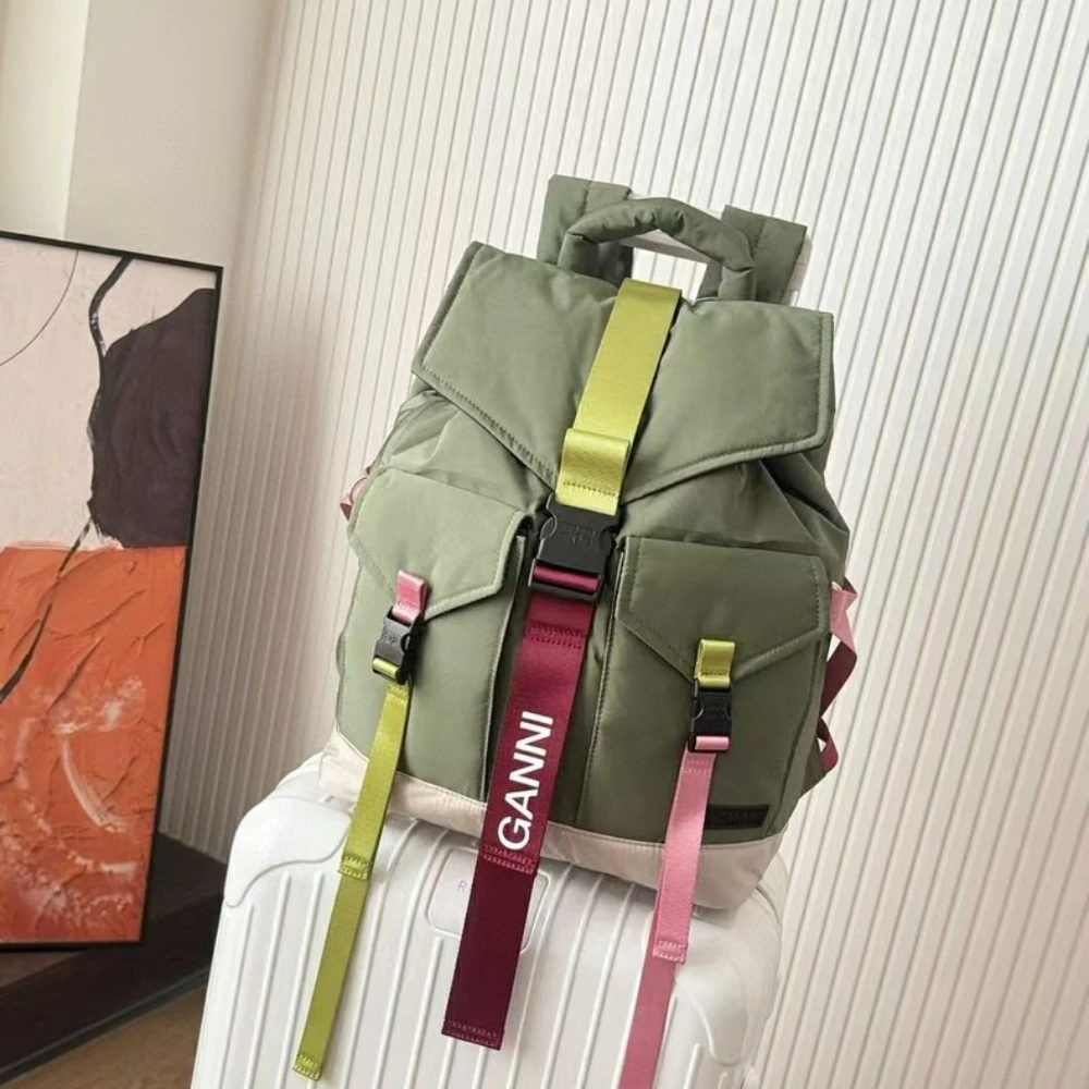 Luxury Re-Tech Backpack Women  - đánh giá và giá Canvas Backpack Casual